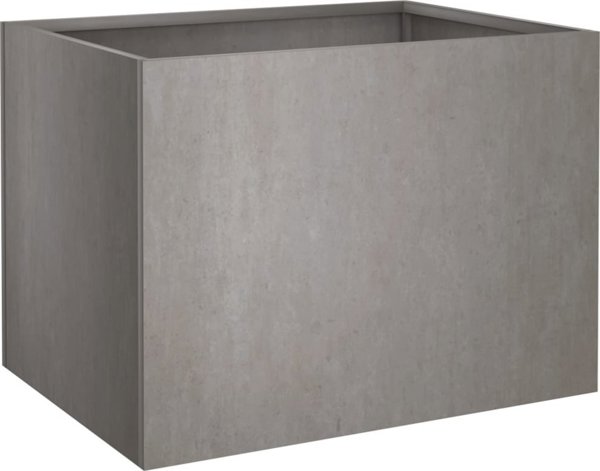 vidaXL Donica, szara, 62x47x46 cm, stal kortenowska