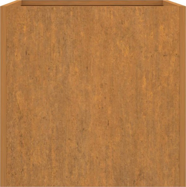 vidaXL Donica, szara, 62x47x46 cm, stal kortenowska