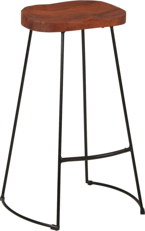vidaXL Σκαμπό Μπαρ Gavin, 2 τεμ., 50x40x78 εκ., από συμπαγές ξύλο μάνγκο