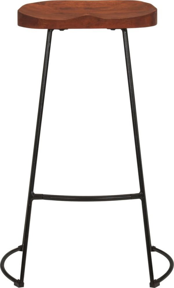 vidaXL Σκαμπό Μπαρ Gavin, 2 τεμ., 50x40x78 εκ., από συμπαγές ξύλο μάνγκο