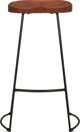 vidaXL Σκαμπό Μπαρ Gavin, 2 τεμ., 50x40x78 εκ., από συμπαγές ξύλο μάνγκο