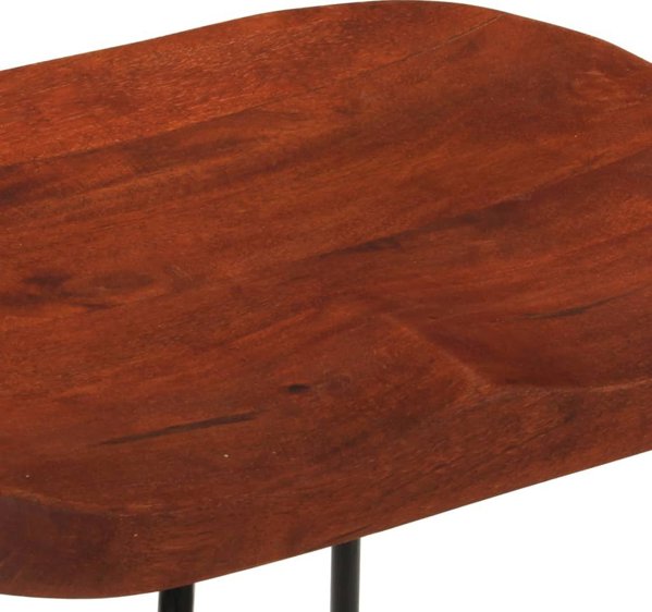 vidaXL Σκαμπό Μπαρ Gavin, 2 τεμ., 50x40x78 εκ., από συμπαγές ξύλο μάνγκο