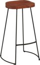 vidaXL Σκαμπό Μπαρ Gavin, 2 τεμ., 50x40x78 εκ., από συμπαγές ξύλο μάνγκο