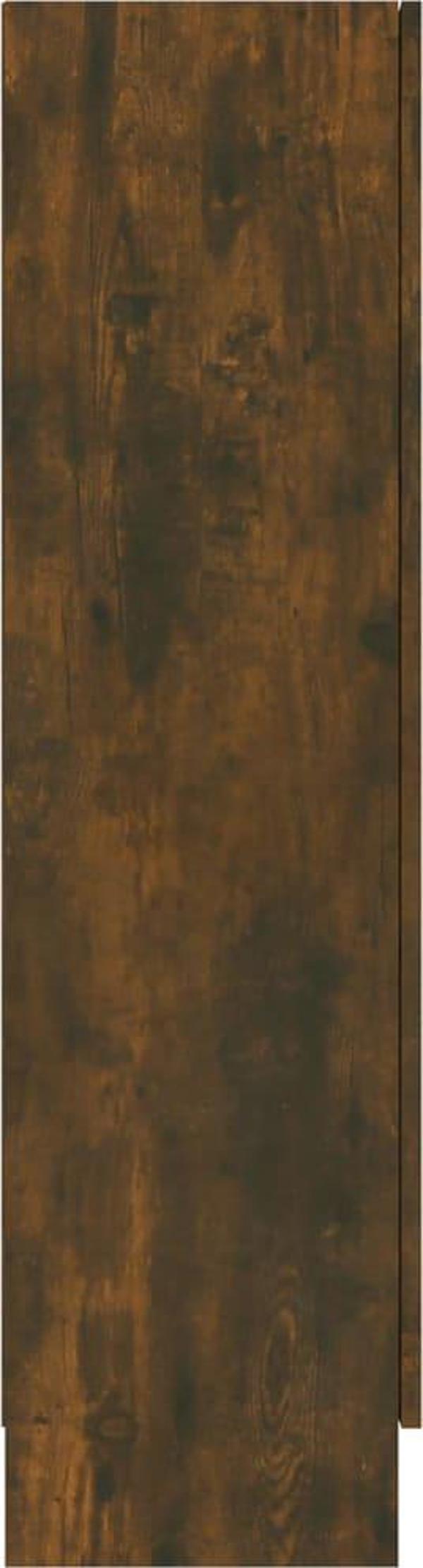 vidaXL Βιτρίνα, καπνιστή δρυς, 82,5x30,5x115 εκ.