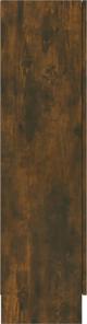 vidaXL Βιτρίνα, καπνιστή δρυς, 82,5x30,5x115 εκ.