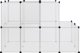 vidaXL Κλουβί για μικρά ζώα, διάφανο, 142x74x93 cm, PP και ατσάλι