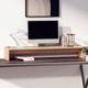 vidaXL vidaXL Podstawka na monitor, 100x27x15 cm, lite drewno sosnowe