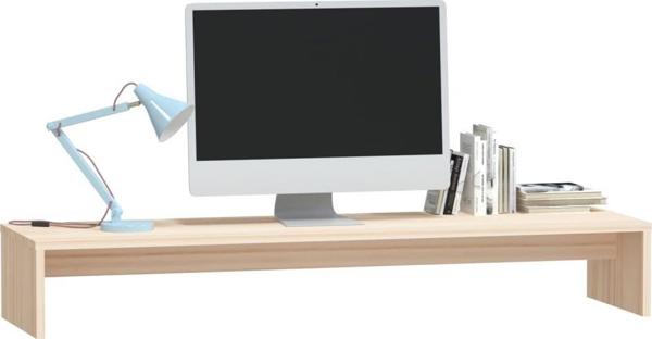 vidaXL vidaXL Podstawka na monitor, 100x27x15 cm, lite drewno sosnowe