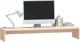 vidaXL vidaXL Podstawka na monitor, 100x27x15 cm, lite drewno sosnowe