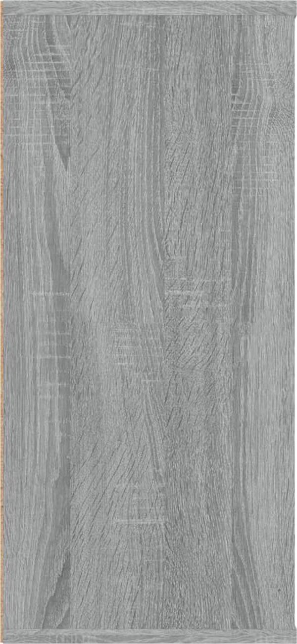 vidaXL Βιβλιοθήκη, Sonoma Γκρι Δρυς, 66x30x98 εκ