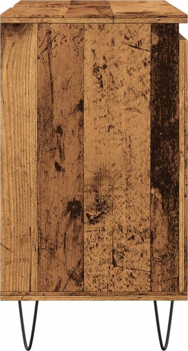vidaXL Ντουλάπι μπάνιου από παλιό ξύλο, 58x33x60 cm