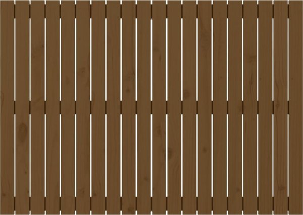 vidaXL Κεφαλάρι κρεβατιού, καφέ μέλι, 127.5x3x90 cm, πεύκο