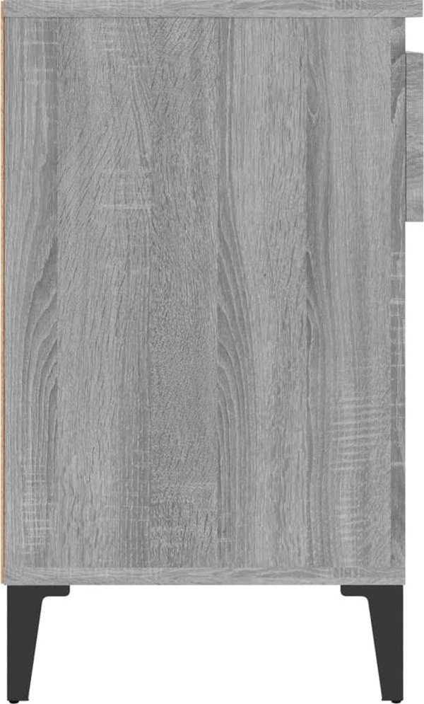 vidaXL Szafka na buty, szary dub sonoma, 102x36x60 cm