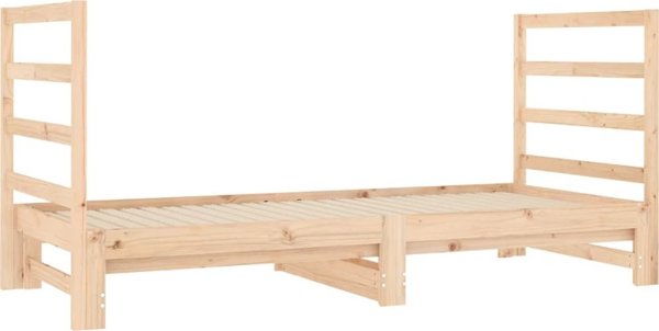 vidaXL Αναδιπλούμενο κρεβάτι, 2x(90x190) εκ., από μασίφ πεύκο