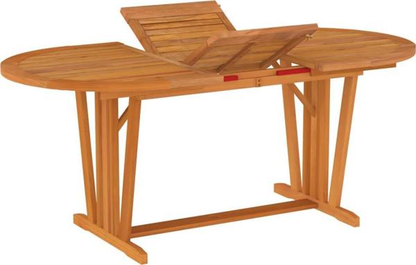 vidaXL Τραπέζι κήπου, 200x100x75 εκ, μασίφ ξύλο ευκαλύπτου