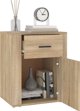 vidaXL Szafka nocna, dab sonoma, 50x36x60 cm, material drewnopochodny
