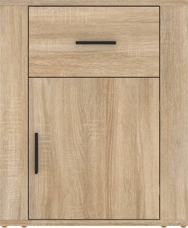 vidaXL Szafka nocna, dab sonoma, 50x36x60 cm, material drewnopochodny