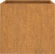 vidaXL Donica, szara, 32x30x29 cm, stal kortenowska