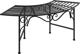 vidaXL Παγκάκι κάτω από δέντρο, 113 cm, μαύρο, ατσάλινο
