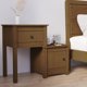 vidaXL Szafka νύχτας, μελιτζανί καφέ, 79,5x38x65,5 εκ., από συμπαγές πεύκο