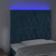 vidaXL Zaglowek do lotka z LED, skouroy mple, 90x7x118/128 cm