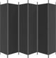 vidaXL vidaXL Parawan 6-panelowy, czarny, 300x200 cm, tkanina