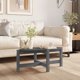 vidaXL vidaXL Stolik kawowy, szary, 87x48x35 cm, lite drewno sosnowe