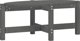 vidaXL vidaXL Stolik kawowy, szary, 87x48x35 cm, lite drewno sosnowe