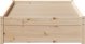 vidaXL Rama lozkou xwris strwma, 90x200 cm, lite drewno sosnowe