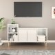 vidaXL Szafka pod TV, wysoki polysk, biala, 100x35x55 cm