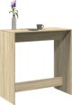 vidaXL Μπαρ τραπέζι Sonoma δρυς 102x50x103,5 εκ.
