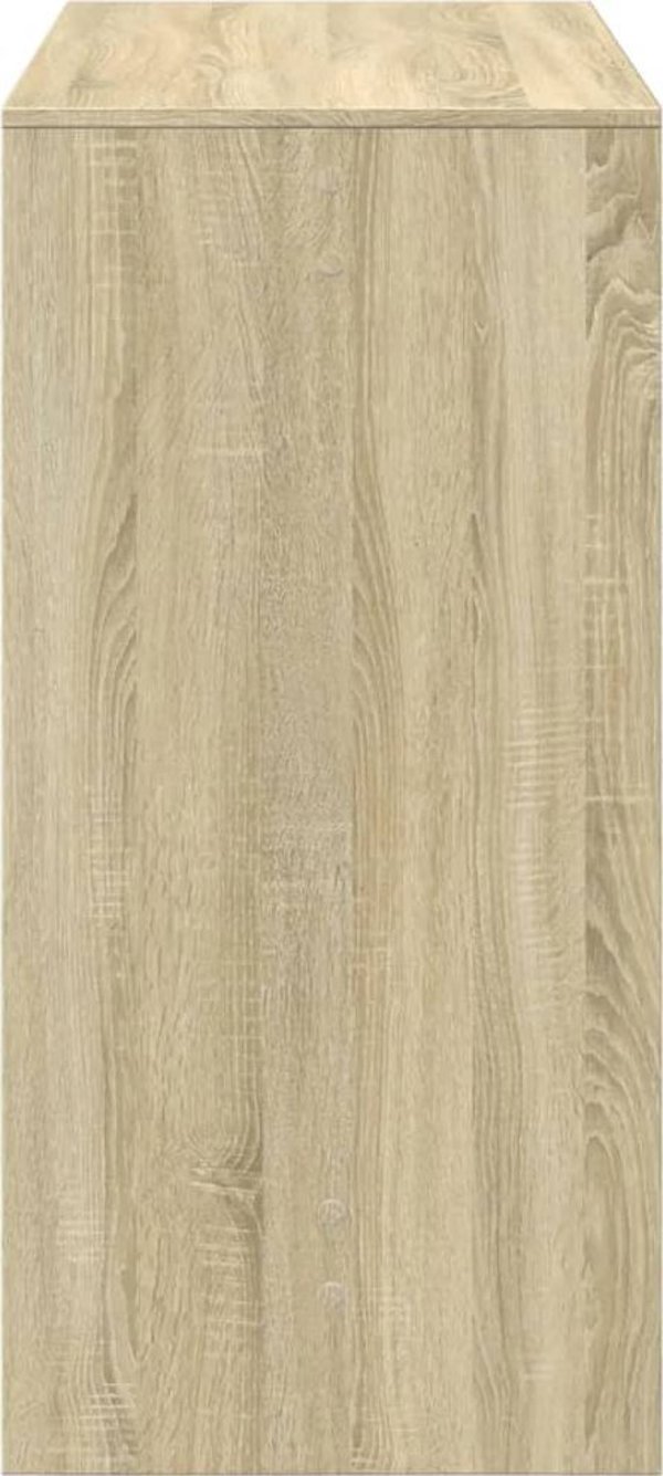 vidaXL Μπαρ τραπέζι Sonoma δρυς 102x50x103,5 εκ.