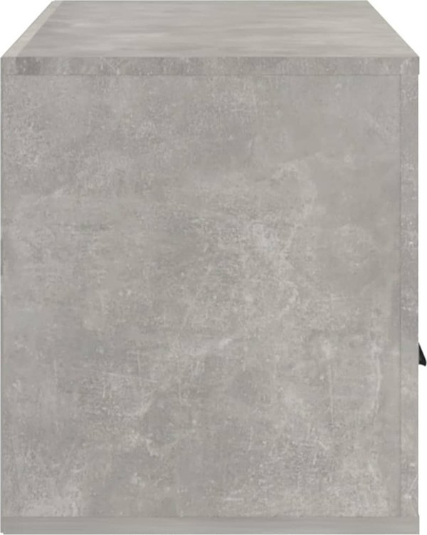 Κονσόλα TV της vidaXL σε σκούρο γκρι μπετόν 100x35x40 cm