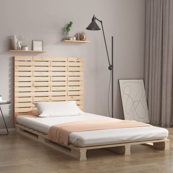 vidaXL Προσκέφαλο κρεβατιού 81x3x91,5 cm από ξύλο πεύκου