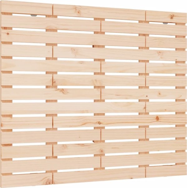 vidaXL Προσκέφαλο κρεβατιού 81x3x91,5 cm από ξύλο πεύκου