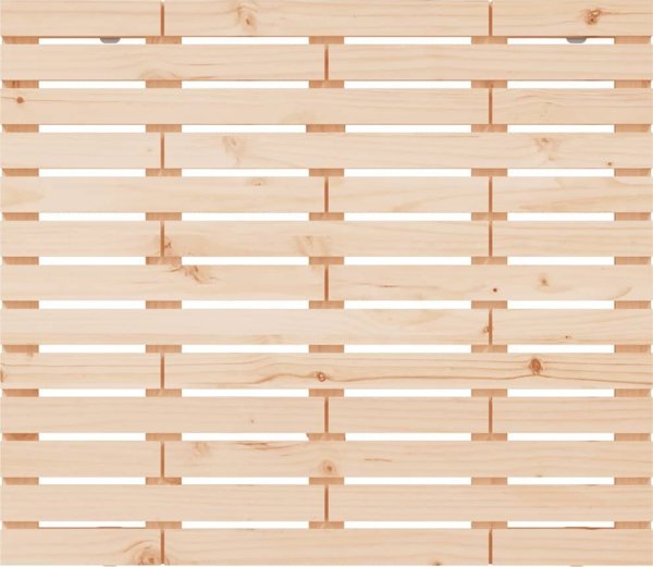 vidaXL Προσκέφαλο κρεβατιού 81x3x91,5 cm από ξύλο πεύκου