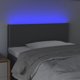 vidaXL Zaglowek do lietka me LED, cimenszary, 80x5x78/88 cm, tkanina