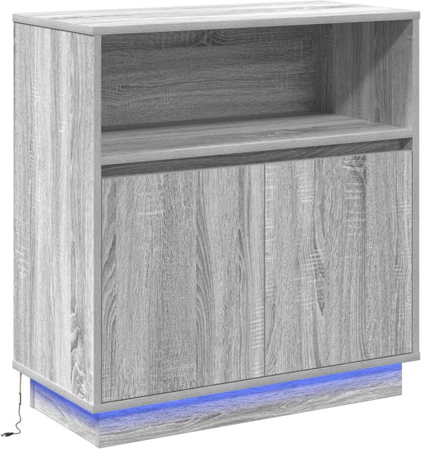vidaXL Μπουφές Sonoma Γκρι από MDF Μεσαίου Μεγέθους