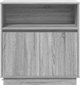 vidaXL Μπουφές Sonoma Γκρι από MDF Μεσαίου Μεγέθους