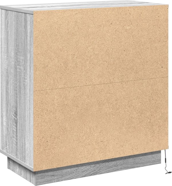 vidaXL Μπουφές Sonoma Γκρι από MDF Μεσαίου Μεγέθους