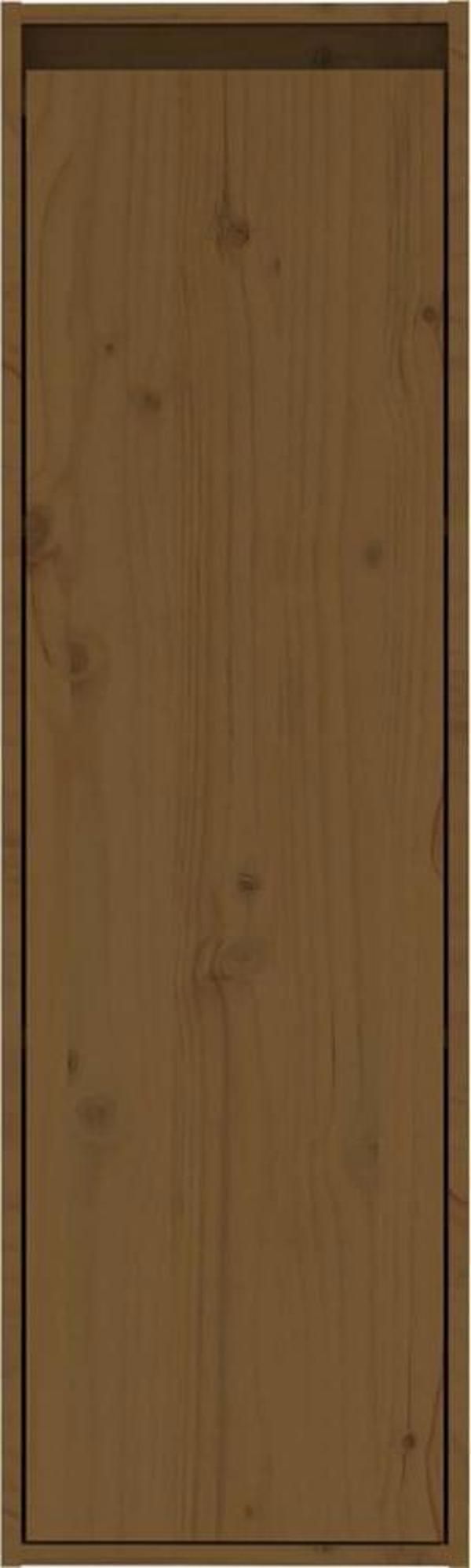 vidaXL Τοίχου ντουλάπια, 2 τεμάχια, καφέ μέλι, 30x30x100 cm, πεύκο