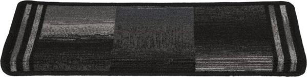 vidaXL Αυτοκόλλητες λωρίδες για σκαλοπάτια, 10 τεμ., 65x25 cm, μαύρο-γκρι