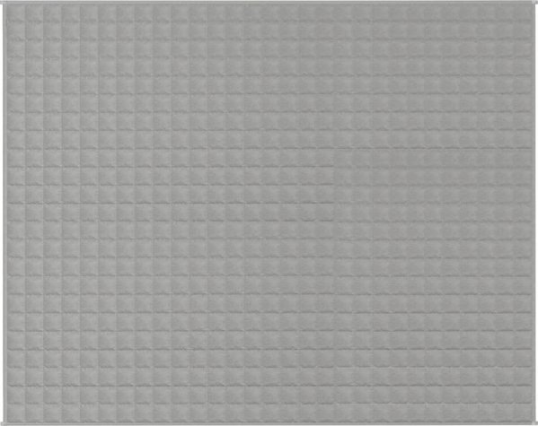 vidaXL Βάρος κουβέρτα, γκρι, 235x290 cm, 11 kg, ύφασμα