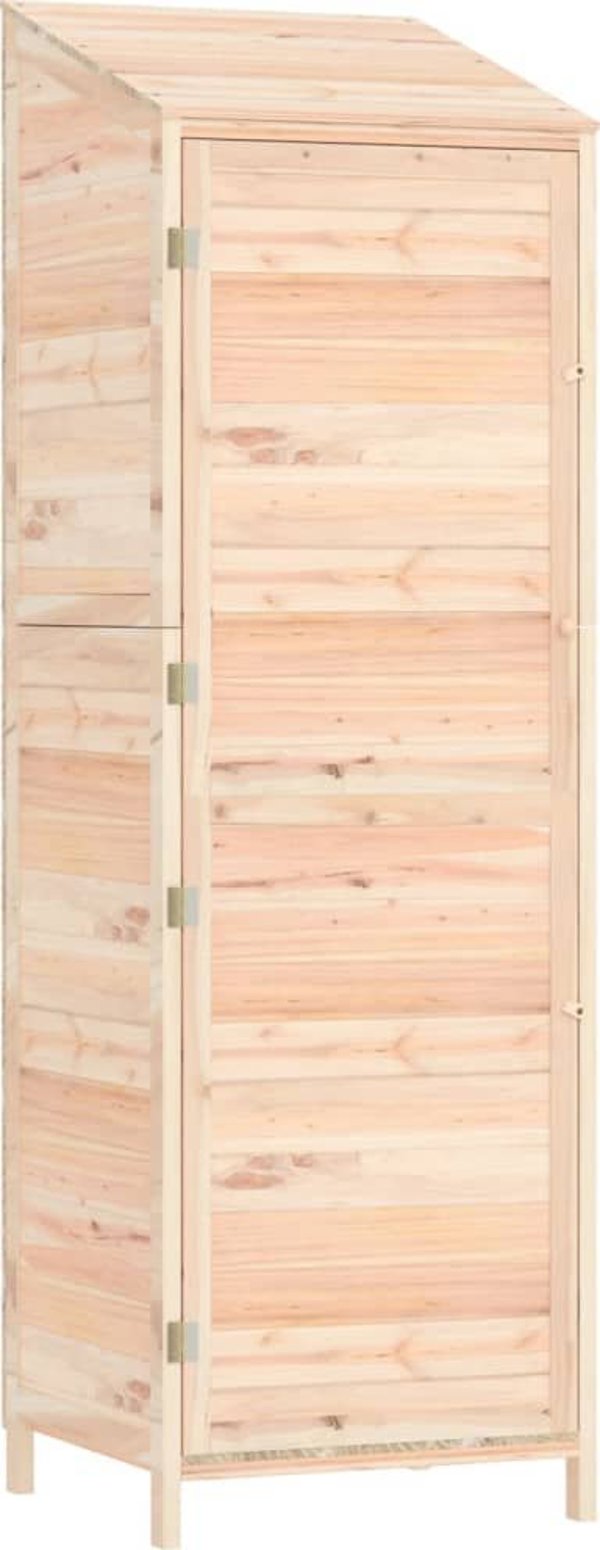 vidaXL Υπόστεγο κήπου, 55x52x174,5 cm, από μασίφ ξύλο ελάτου