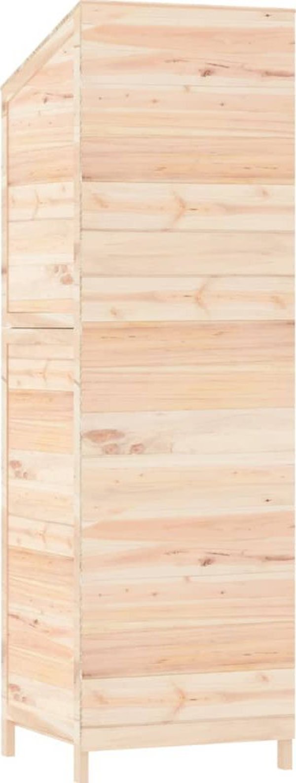 vidaXL Υπόστεγο κήπου, 55x52x174,5 cm, από μασίφ ξύλο ελάτου