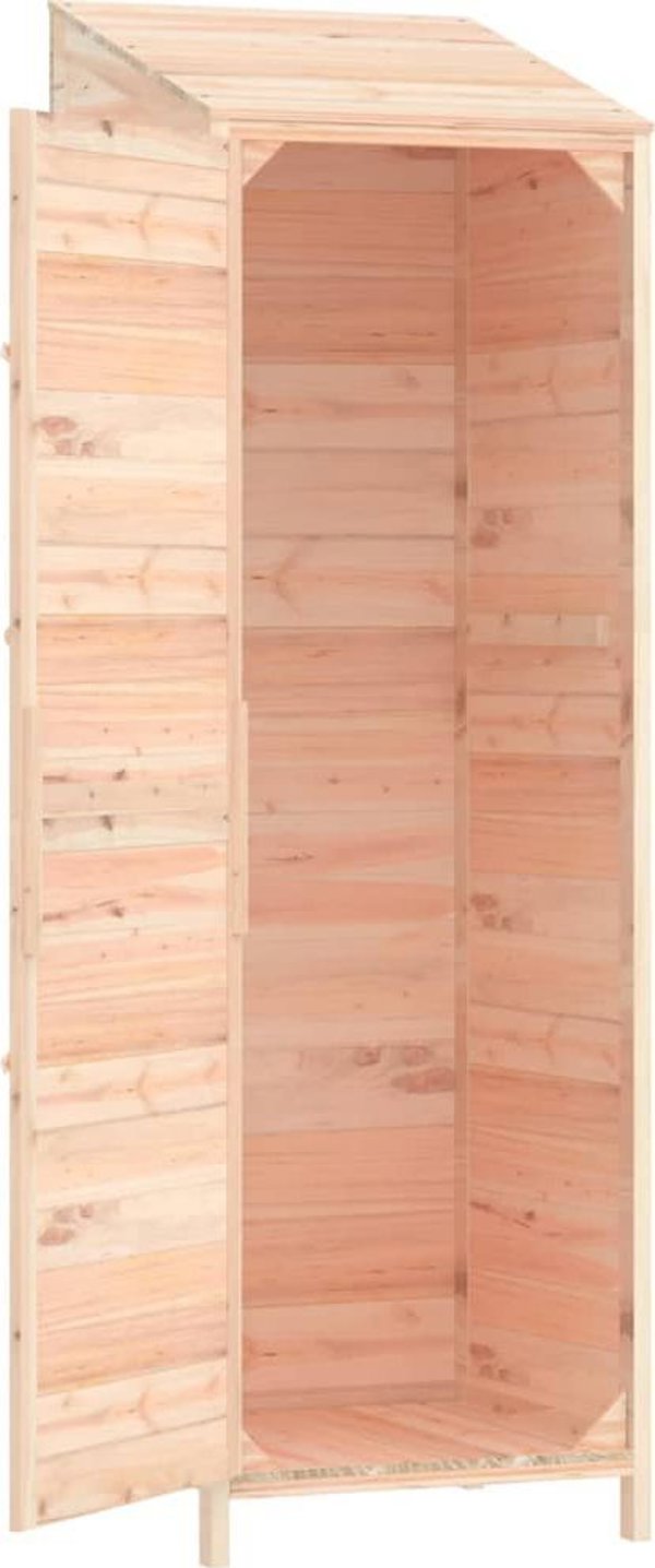 vidaXL Υπόστεγο κήπου, 55x52x174,5 cm, από μασίφ ξύλο ελάτου
