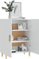 vidaXL Ντουλάπι, λευκό, 70x34x90 cm, κατασκευασμένο από ξυλοπολυμερές υλικό