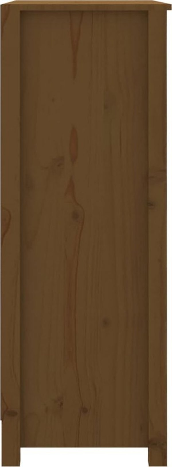 vidaXL Ράφι βιβλίων, μελί καφέ, 80x35x97 cm, ξύλο πεύκου