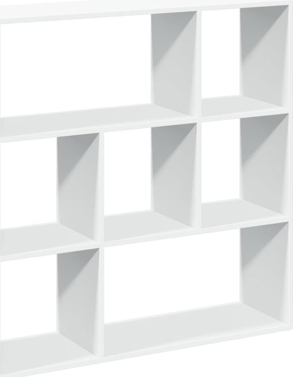 vidaXL Λευκή ραφιέρα διαχωριστικό, 102x29x103,5 cm, από σύνθετο ξύλο