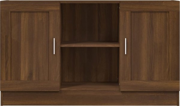 vidaXL Komoda καφέ δρυς, 120x30,5x70 cm, από ξυλώδες υλικό